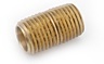 112A-F BRASS FITTING<BR>1" NPT MALE CLOSE NIPPLE